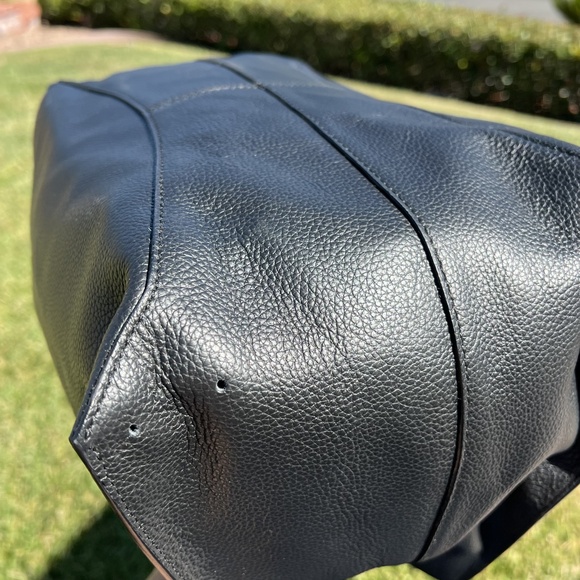 Gianni Chiarini Bag Borsa a Spalla Dorotea Black Leather Large Tote NWT w Flaw - Picture 5 of 8